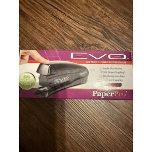 Paper Pro Evo Low Profile Desktop Stapler 20 Sheets Stapling Capacity New